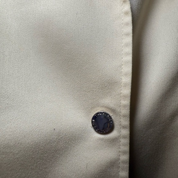 Tahari Arthur S Levine Beige Single Breast Woman’s 2 Button Blazer Size 12 EUC - Picture 5 of 13
